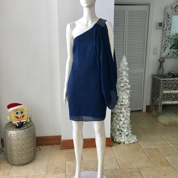 Midnight Blue Cocktail dress, sz 6 - Picture 1 of 8